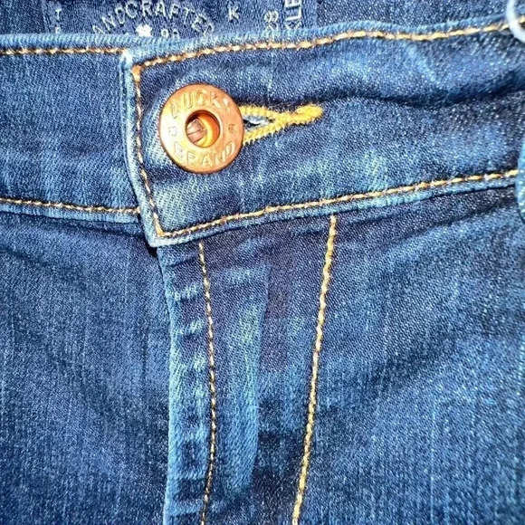 Lucky Brand Womens Sweet N Low Bootcut Ankle Jeans Sz 6 / 28 (31 x 30) Med Denim - Picture 6 of 14